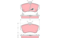 FRONT BRAKE PAD SET DISC BRAKE