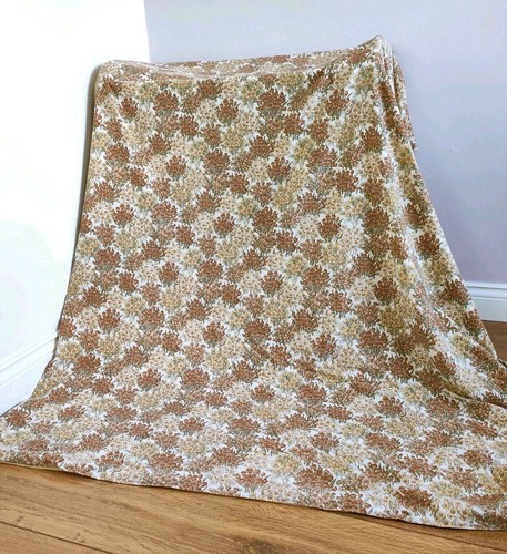 Vintage retro floral brown - floral,