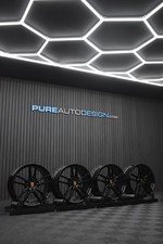 Genuine 20 Inch Porsche Cayenne 9Y0 Alloy Wheels REFURBISHED BLACK SET OF FOUR