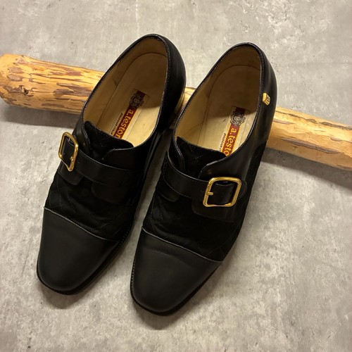 Testoni black leather - a.,