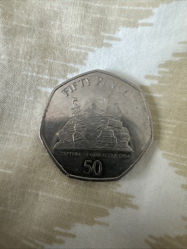 Gibraltar 50p 2008 rare - 2008,
