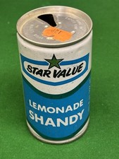 Lovely Vintage 1970’s Star Value Lemonade Steel Seamed Drink Can Rare 11.5 Fl Oz