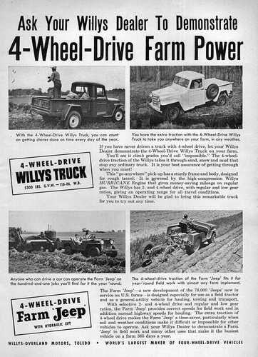 1947 willys jeep truck - truck,