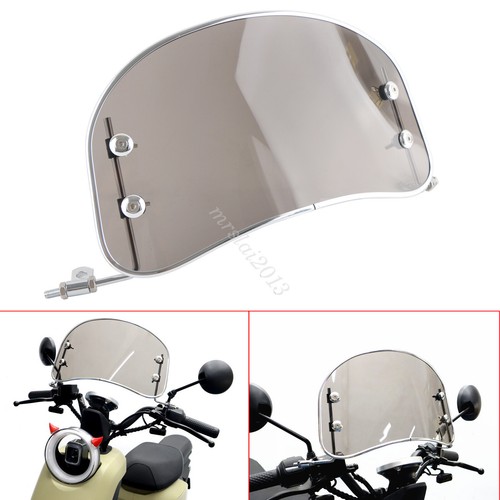 Motorcycle smoked windshield - motorcycle,