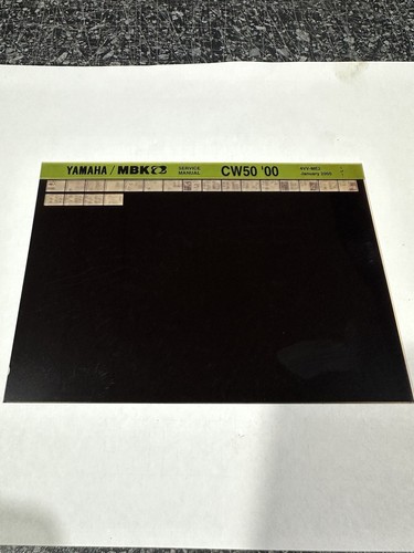 Genuine yamaha cw50 - yamaha,