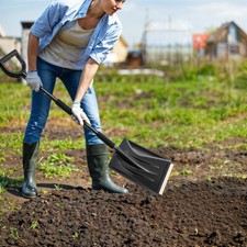 Shovel Garden Steel Square Mouth Builders Soil Gardening Shovel Durable D-Handle
