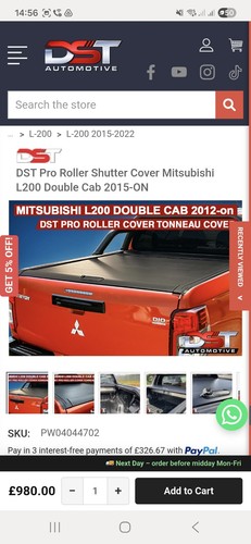 Dst pro mitsubishi - dst, roller