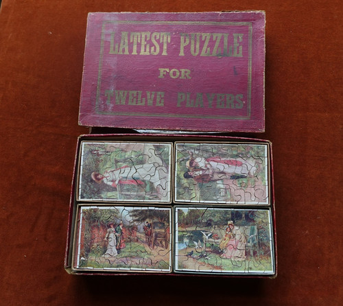 Antique puzzle box 1910 - puzzle,