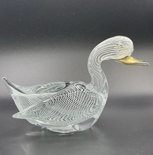 Vintage murano glass duck - vintage,