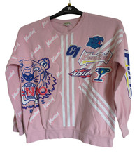Kenzo Tiger Print Pink Sweatshirt Sweater Jumper - Kids 14A