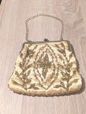 Vintage gold beaded - gold,