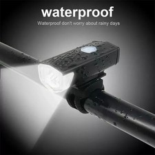 Headlight Bike Bicycle Head Light Front Light Cycling USB Rechargeable LED light