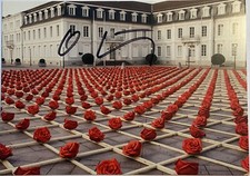 Ottmar Hörl signed art card original signature autograph signed Rose
