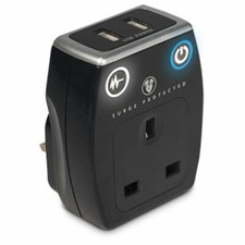 Masterplug SRGAUSBPB3-MP Black