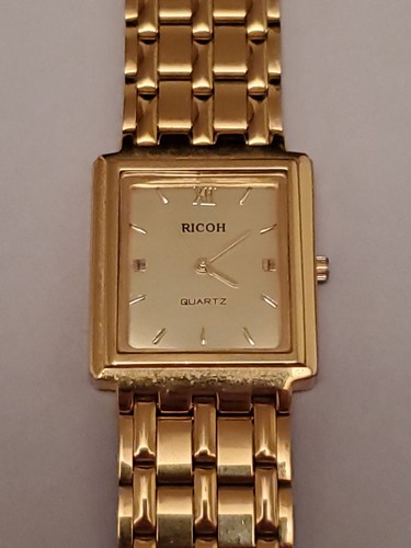 Ricoh men watch gold - ricoh, tone
