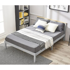 Panana Grey/Wood Double Bed