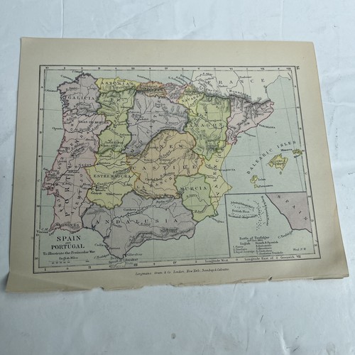 1914 map spain - 1914,