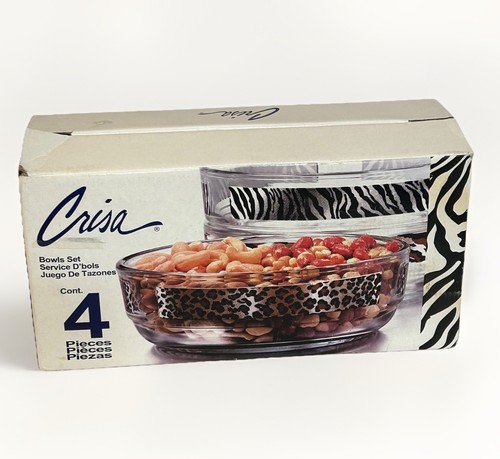 Crisa animal print glass - animal,