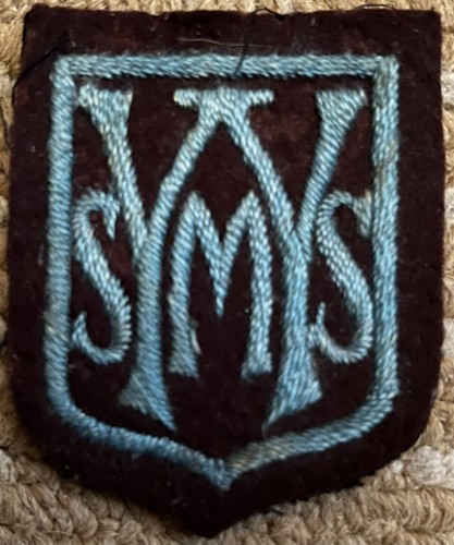 Vintage school blazer badge - school,
