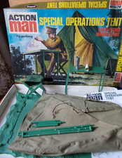 Action Man Special Operations Tent Set BOXED 34146 VINTAGE Palitoy