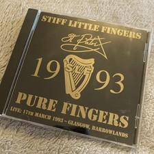 Stiff Little Fingers - Pure Fingers Live (St. Patrix 1993/1995) Ltd w/poster 