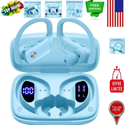 Wireless earbuds with - earbuds, 80h
