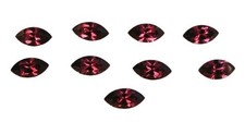 9 Vintage Swarovski 8x4 mm