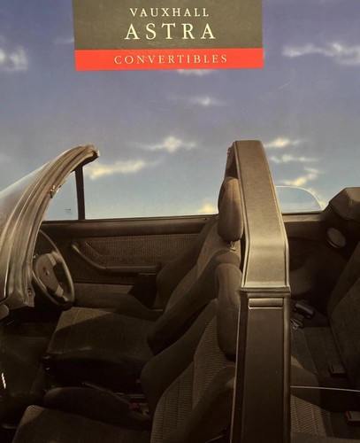 Vauxhall astra convertible - vauxhall,