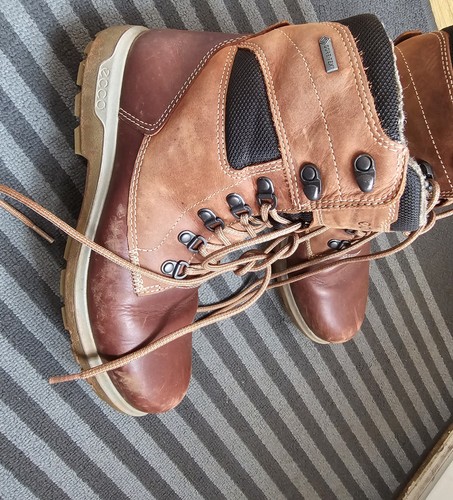 Ecco leather goretex walking - ecco,
