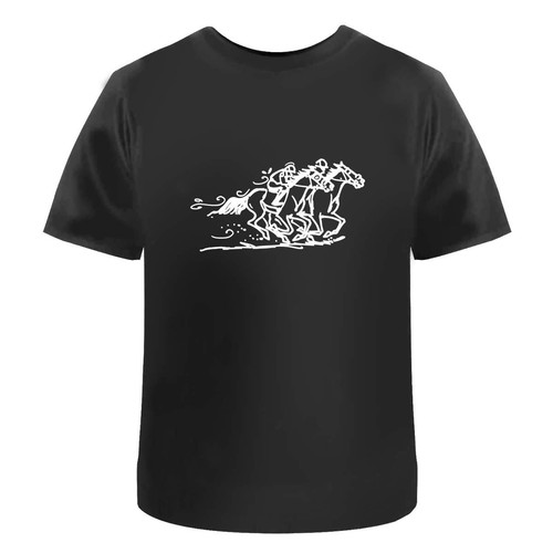 Horse racing unisex cotton - 'horse,