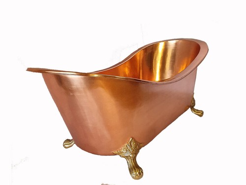 Copper bathtub princess - bathtub, hand