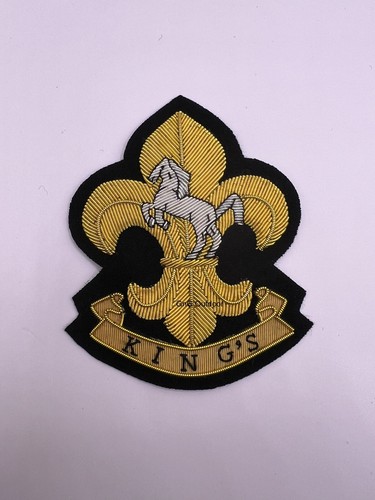 King regiment blazer badge - king’s,