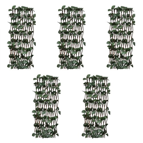 Willow trellis fences - willow, with
