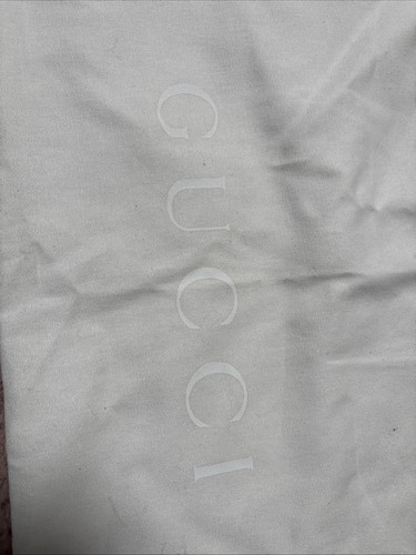 Gucci white dust bag - white,