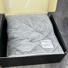 Mela/Aeyla Weighted Blanket Large 7kg All in One UK 100 x 190 cm Grey Boxed
