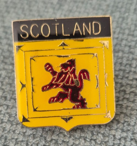 Scotland old style enamel - style, pin