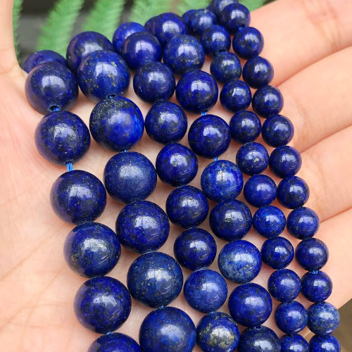 Natural black lava stone beads - lava,