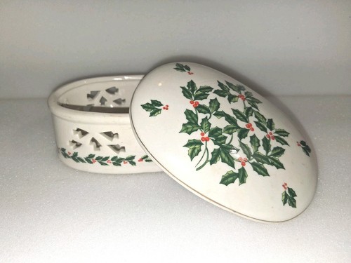 Christmas porcelain oval dry - porcelain,
