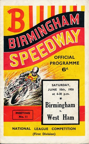 Speedway programme - speedway,