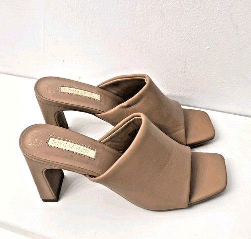 Primark open toe mule heels