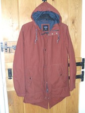 Burtons Lightweight Mod Fishtail Parka , UK Medium ,  Red , Quadrophenia V.G.C..
