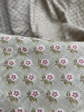 Antique 1880s / early 1900s French Printed Cotton Curtain Panel