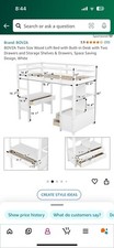kids twin loft bed