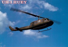 UH-1 HUEY - US ARMY TACTICAL TRANSPORT HELICOPTER - POSTCARD
