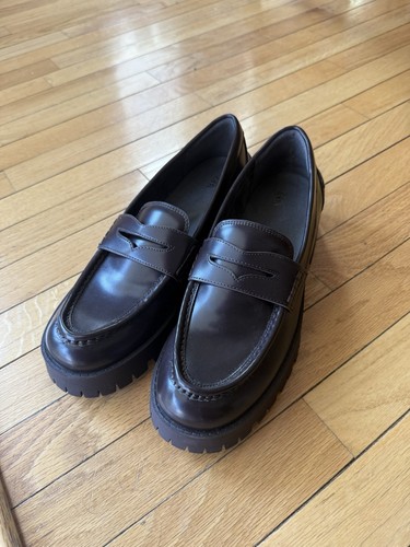 Zara women brown loafers - zara,