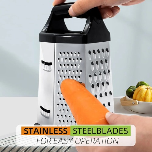 Sided food grater with - food,