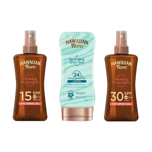 Hawaiian tropic sun oil set - tropic,,