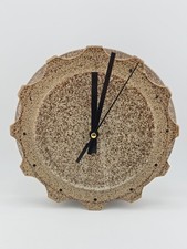 Studio Pottery Wall Clock Cog
