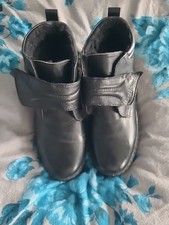 Chums black leather ankle - black,