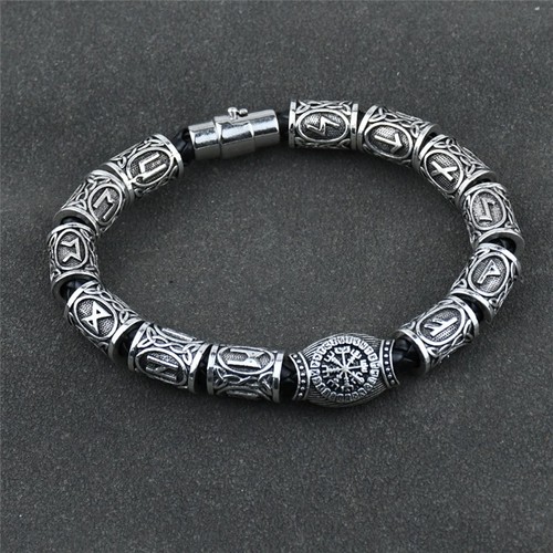 Norse runes viking bracelet - viking,